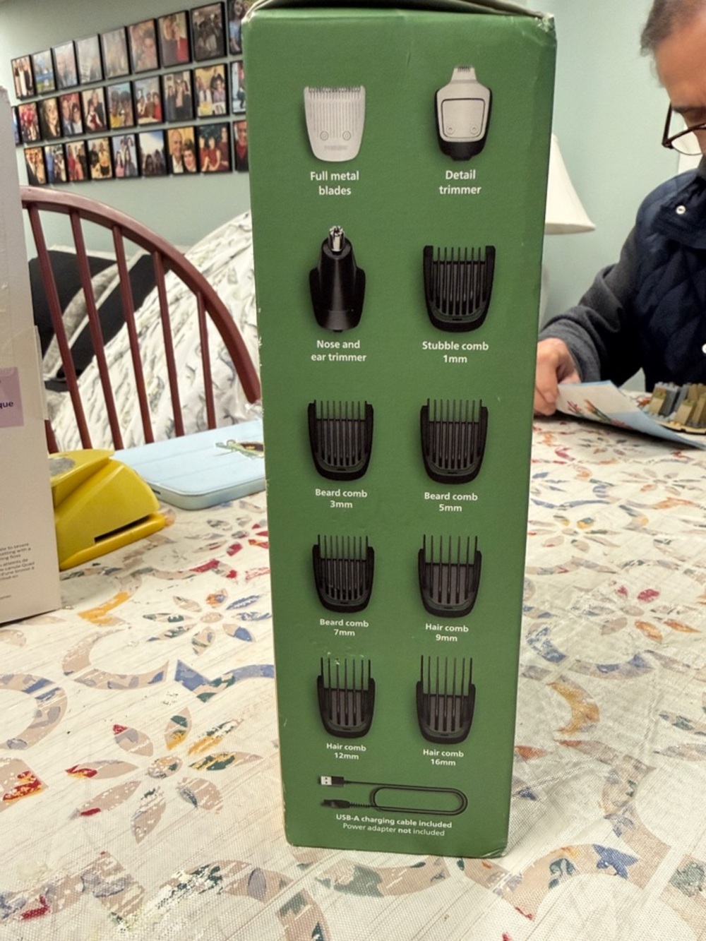 Philips Norelco All-in-One Trimmer in Black with Green Packaging - Picture 2 of 2